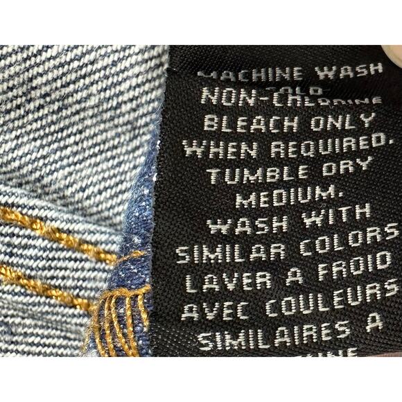 Ralph Lauren Polo Jeans Mens Size 42x32 (41x31.5) Hayden Dark Wash Grinding READ - Picture 5 of 15